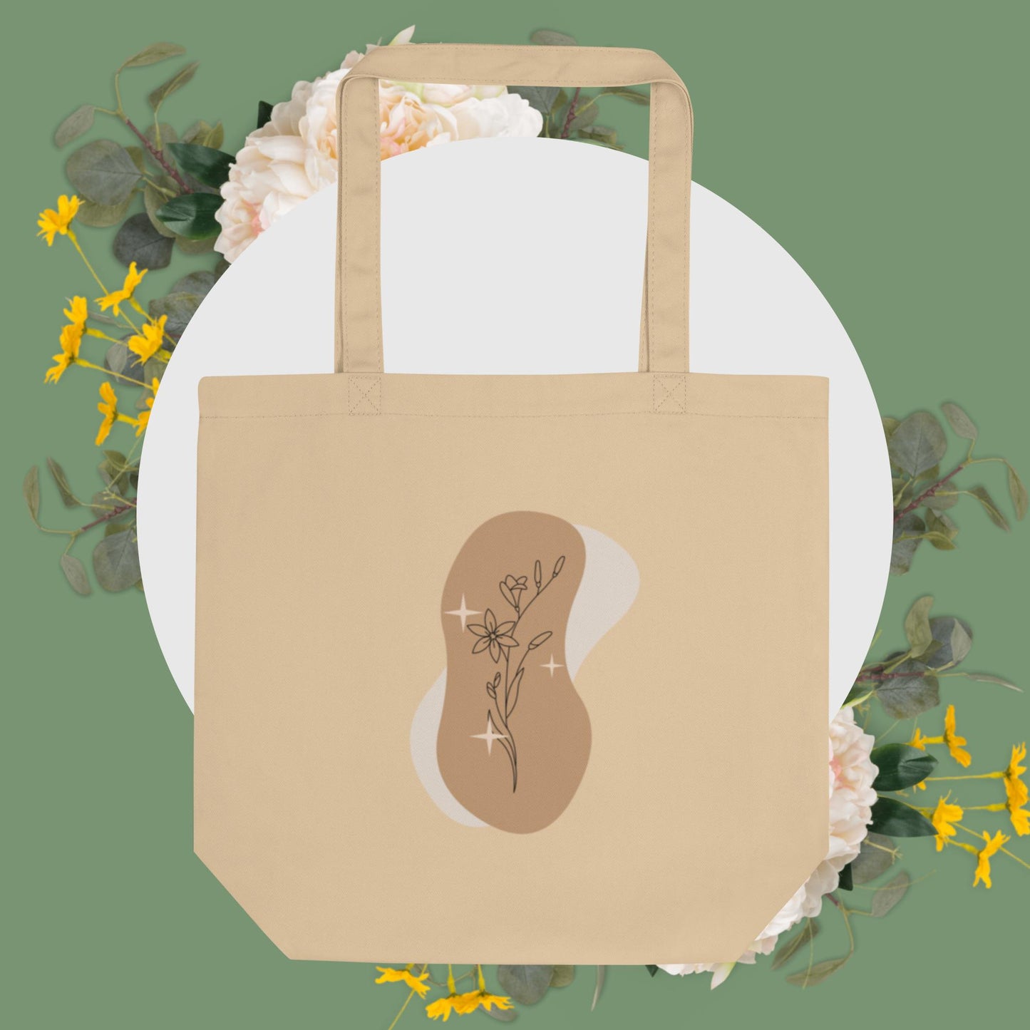 Minimalist Flower Tote Bag