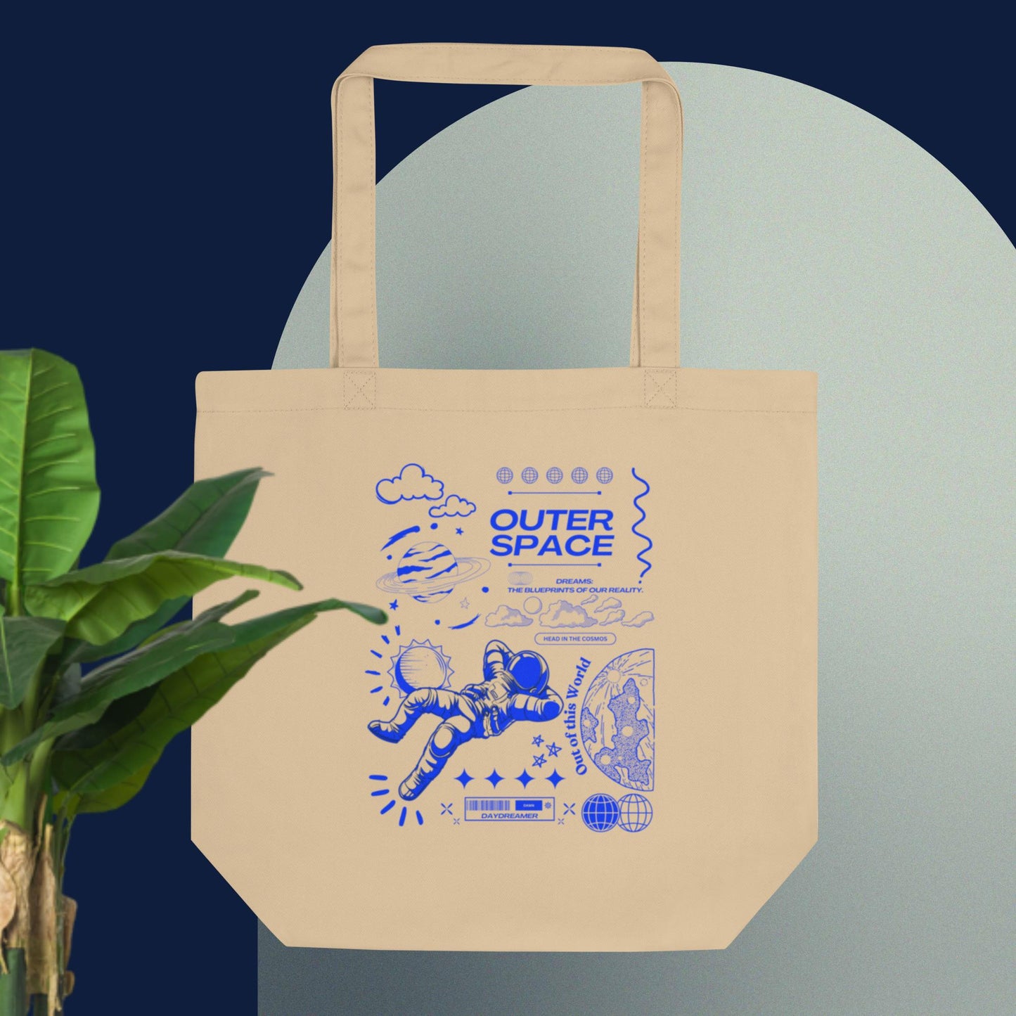 Outter Space Vintage Tote Bag