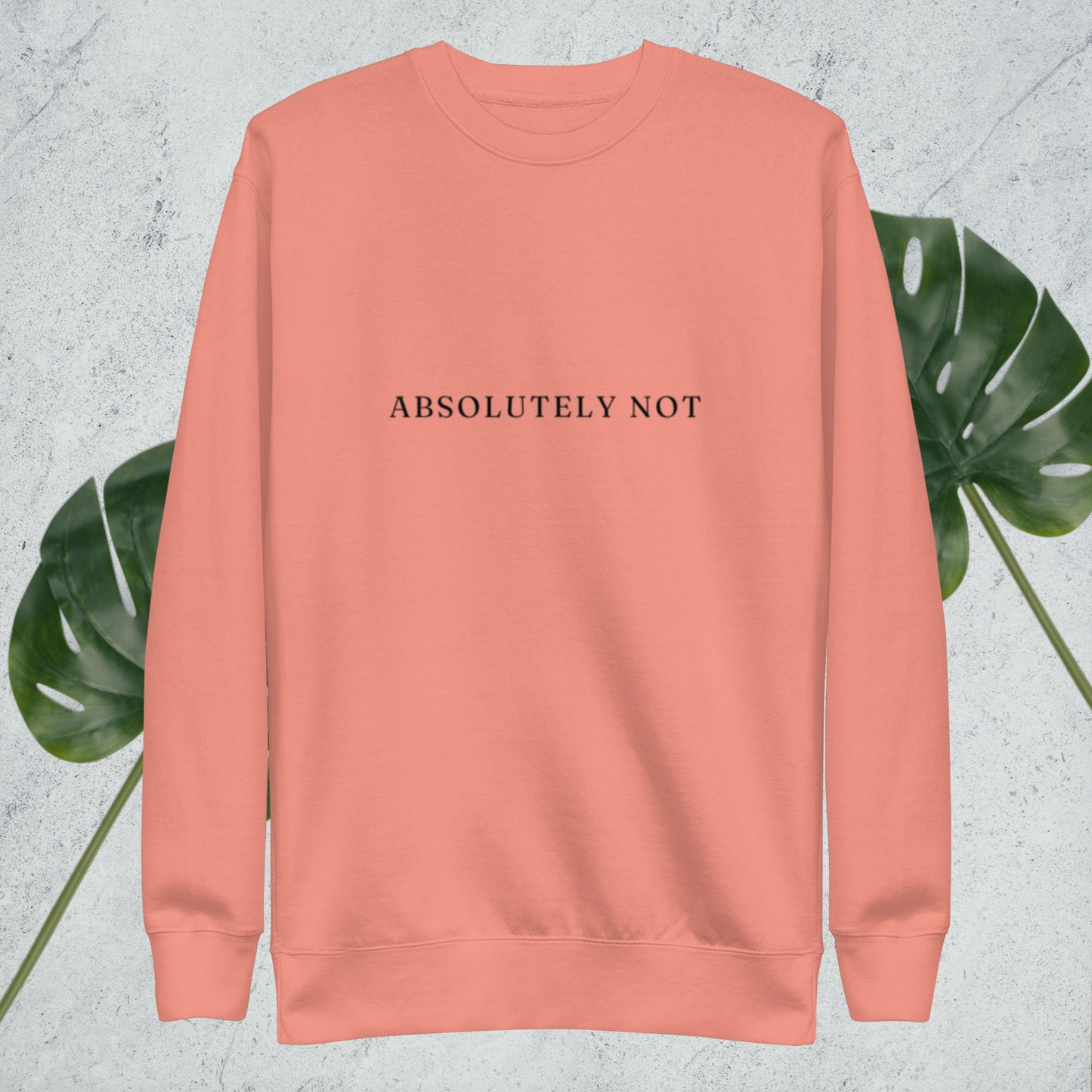 Absolutely Not - Premium Sweatshirt